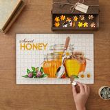Çiçek Balları Tasarımı 240 Parça Ahşap Puzzle Ahşap Kutuda MP01871