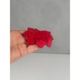 Çiçek Bardak Altlığı - Plastik - Kırmızı