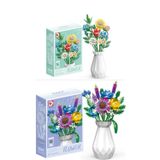 Çiçek Blok Maket Puzzle Yapboz Hediyelik El Yapımı Süs