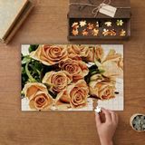Çiçek Buketi Tasarımı 240 Parça Ahşap Puzzle Ahşap Kutuda MP01981