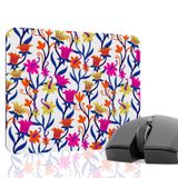 Çiçek Desenleri Oyuncu Gaming Mouse Pad Kauçuk Kaymaz Taban Mousepad (V1, 22x18 Small)