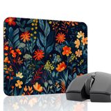 Çiçek Desenleri Oyuncu Gaming Mouse Pad Kauçuk Kaymaz Taban Mousepad (V3, 22x18 Small)