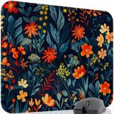 Çiçek Desenleri Oyuncu Gaming Mouse Pad Kauçuk Kaymaz Taban Mousepad (V3, 48x40 XXL)