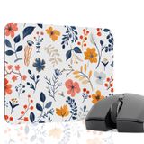 Çiçek Desenleri Oyuncu Gaming Mouse Pad Kauçuk Kaymaz Taban Mousepad (V4, 22x18 Small)