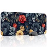 Çiçek Desenleri Oyuncu Gaming Mouse Pad Kauçuk Kaymaz Taban Mousepad (V5, 70x30 XL)