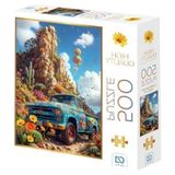 Çiçek Desenli 500 Parça Profesyonel Hobi Puzzle Yapboz (48X33 Cm)