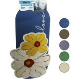 Çiçek Figürlü - Renkli 45X75CM Su Emici - Sihirli Banyo Paspasi Elastik