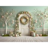 Çiçek Refleksi ile Canlanan Bahar Sahnesi Arka Plan 200X150CM, Stüdyo Fonu - -