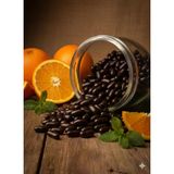 Çiçek Şekerleme Bitter Çikolatalı Portakallı Draje 1 kg