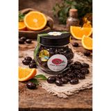 Çiçek Şekerleme Bitter Çikolatalı Portakallı Draje 100 gr - 1 Adet