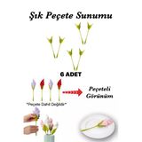 Çiçek Şekilli Peçete Katlama Aparatı Yemek Ve Sofra Dekorasyon Sunum Peçetelik Çeyizlik 6'Lı Set