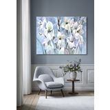 Çiçek Soyut El Yapımı Yağlı Boya Tablo 94cmx75cm