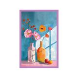 Çiçek Temalı Dekoratif Kartpostal ve Hediye Not Kartı – 10x15 cm