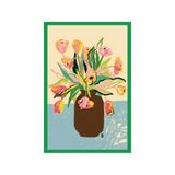 Çiçek Temalı Kartpostal ve Hediye Not Kartı – 10x15 cm - 2