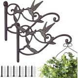 Çiçek Tutucu, Duvar, Metal, Antik Bitki Kancası, Çiçek Saksısı Için, Iç/dış Mekan, Bitkil - Çok Renkli
