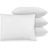 ÇİÇEKCE HOME Çicekce Home Yastık Microfiber Antialerjik Boncuk Silikon 910GR. 4 Adet - 50 x 70 cm - Beyaz