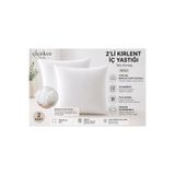 Çiçekce Home evinize renk katar Kırlent iç yastık 1.sinif boncuk elyaf dolgulu 45x45 350 Gr 2 adet