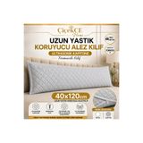 Çiçekce Home evinize renk katar Uzun Yastık kılıfı & Alezi. kapitone koruyucu Kılıf 40x120 cm 1 adet