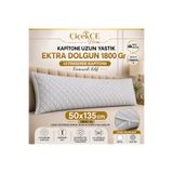 Çiçekce Home evinize renk katar Yastık Kapitone uzun yastık 50x135 cm %100 boncuk elyaf dolgulu 1800 Gr 1 adet