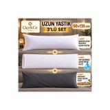 Çiçekce Home evinize renk katar Yastık Kılıfı Uzun Yastık ve Alez kılıflı Premium 3 lü set