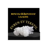 ÇİÇEKCE HOME Evren Tekstil Boncuk Silikon Elyaf Yapışma Yapmaz 2 Kg