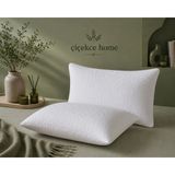 ÇİÇEKCE HOME Yastık Kapitone 1000 gr Boncuk Silikonlu 1 Adet 50X70 - 50 x 70 cm - Beyaz