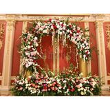 Çiçeklerle Dolu, Şık ve Renkli Arka Plan, 200X150CM, Stüdyo Fonu - -