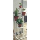 Çiçeklik Zlf1 7142 Dekoratif Kule Metal Transmisyon Siyah Statik Boya El Yapım