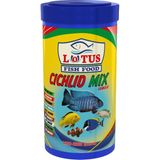 Cichlid Mix Granül Astaxanthin ve Algea Omega-3 Protein Bitkisel Karışık 1000 ml Malawi Ciklet Yunus Sarı Prenses Ahli Balık Yemi