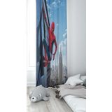 Cici Eko 1 Kanat Örümcek Adam Spiderman Lazer Kenar Kesimli Ince Petek Kumaş Dekoratif Çocuk Odası Perdesi