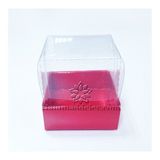 Cici Kırmızı Asetat Kutu 5.5x5.5x2 cm 50 Adet