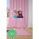 Cici Odam 1 Kanat Karlar Ülkesi Çizgi Dizi Elsa Anna Çocuk Bebek Odası Perdesi Fon Perde
