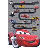 Cici Odam 5 Mm Ince Keçe Kaymaz Tabanlı Dekoratif Bebek Çocuk Odası Halısı Şimşek Mcqueen