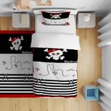 Cici Odam Çocuk Bebek Nevresim Takımı Korsan Blackbeard