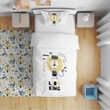 Cici Odam Çocuk Bebek Nevresim Takımı Mutlu Aslan Lion King