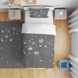 Cici Odam Çocuk Bebek Nevresim Takımı Yıldızlı Gezegen Desen