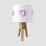 Cici Odam Çocuk Bebek Odası Abajur Serpme Yıldızlı Unicorn
