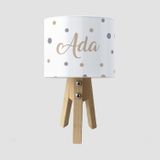 Cici Odam Çocuk Bebek Odası Abajur Tombik Puantiyeler