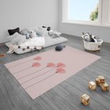 Cici Odam Çocuk Bebek Odası Halısı Gelincik Çiçekler