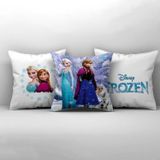 Cici Odam Çocuk Bebek Odası Kırlent Kılıfı Frozen Elsa ve Anna