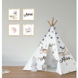 Cici Odam Çocuk Bebek Odası Oyun Çadırı Sevimli Geyik Melek