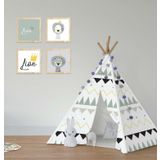 Cici Odam Çocuk Bebek Odası Oyun Çadırı Taçlı Aslan