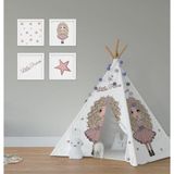 Cici Odam Çocuk Bebek Odası Oyun Çadırı Yıldızlı Little Princess