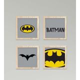 Cici Odam Çocuk Bebek Odası Tablo Batman Yarasa