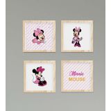 Cici Odam Çocuk Bebek Odası Tablo Puantiyeli Minnie Mouse