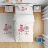 Cici Odam Çocuk Yatak Örtüsü Hediye Yastık Kılıfı Eyfel Kulesi Prenses Kız Sevimli Köpeği