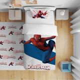 Cici Odam Çocuk Yatak Örtüsü Hediye Yastık Kılıfı Örümcek Ağı Spiderman