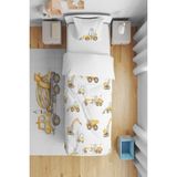 Cici Odam Iş Makineları Kamyon Çocuk Bebek Odası Nevresim Takımı
