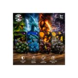 Cici Oyuncak 4’lü Ejderha Temalı Cam Misket Seti – Earth Water Fire Wind – 64 Parça Renkli Bilye – Made in Mexico