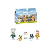 Cici Oyuncak Bluey 4'lü Figür Set, Pavlova Çizgi Film Oyuncak, 3+ Yaş